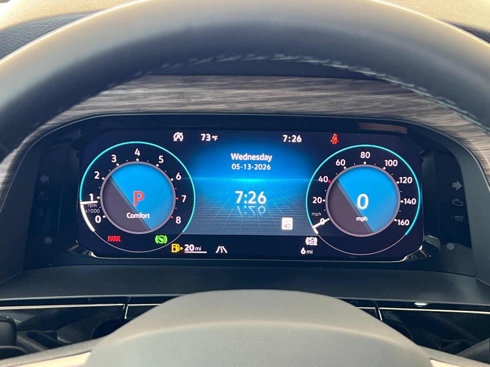 New 2026 Mountain  Lake Blue Metallic Volkswagen SEL Premium R-Line image 25