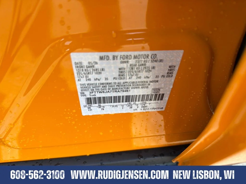 New 2026 Orange Ford XLT image 28