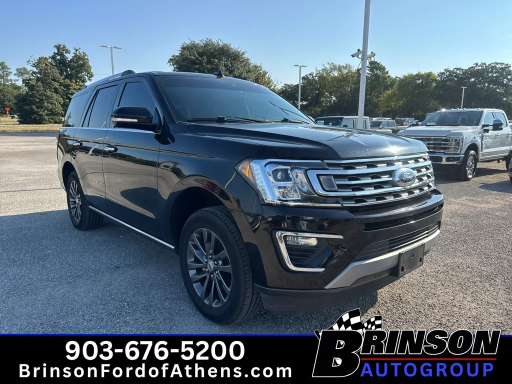 Used 2021 Agate Black Metallic Ford Limited image 3