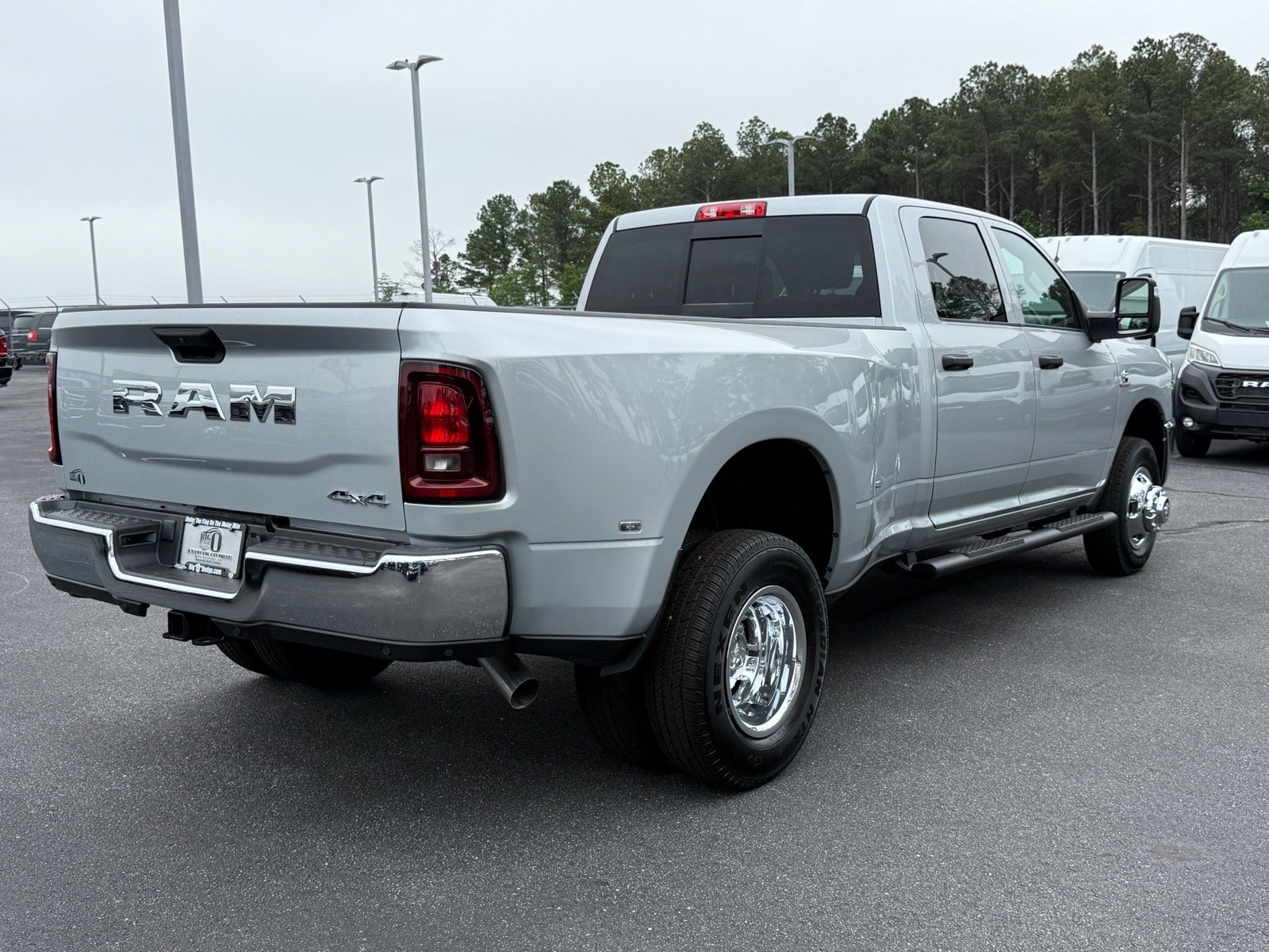New 2026 Silver-Zynith Exterior Paint RAM Tradesman Crew Cab 4x4 8