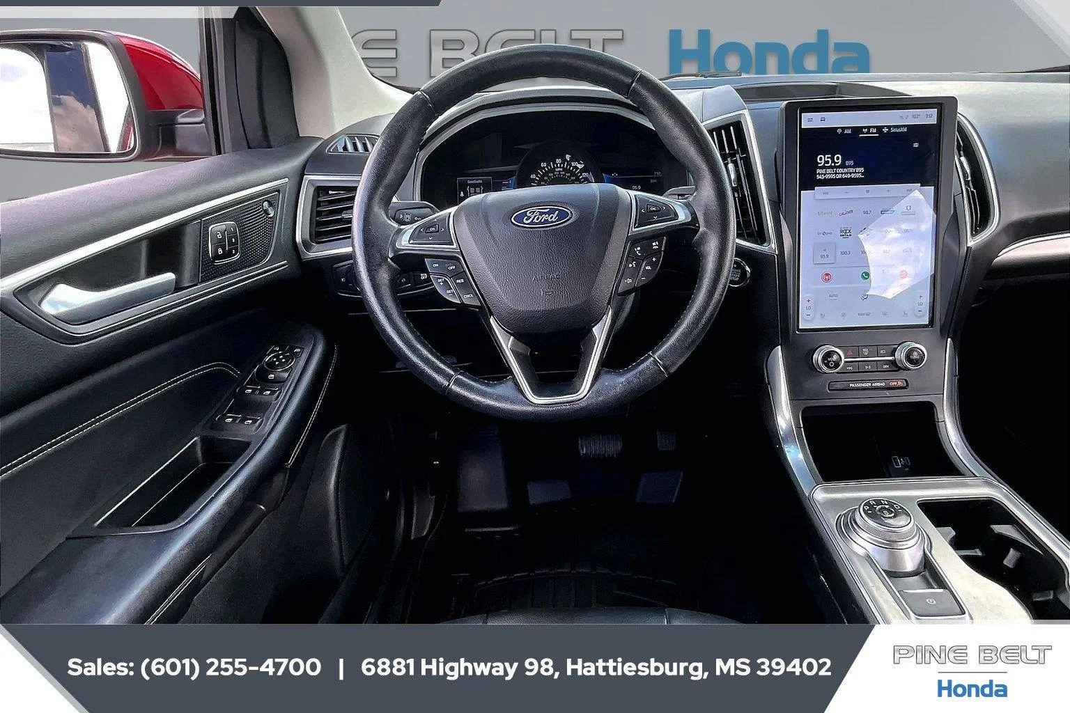 Used 2022 Rapid Red Metallic Tinted Clearcoat Ford Titanium image 5