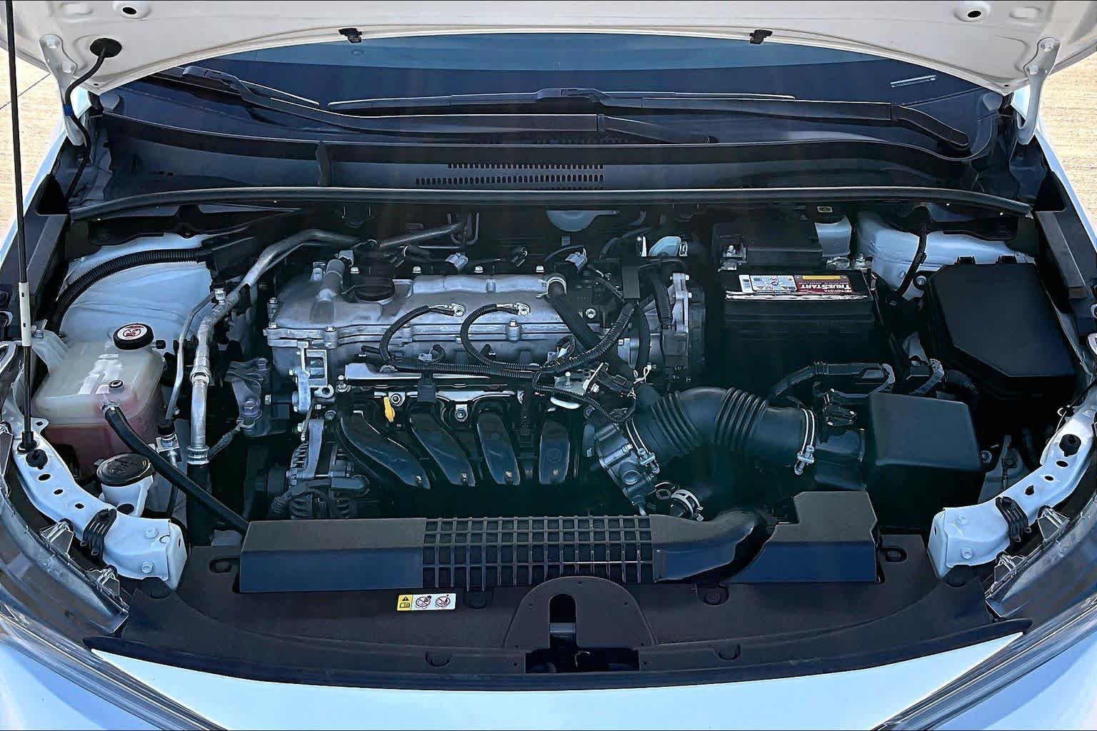 Used 2021 Super White Toyota LE image 32
