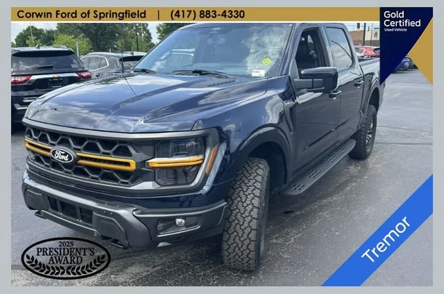 Used 2025 Antimatter Blue Metallic Ford Tremor image 1
