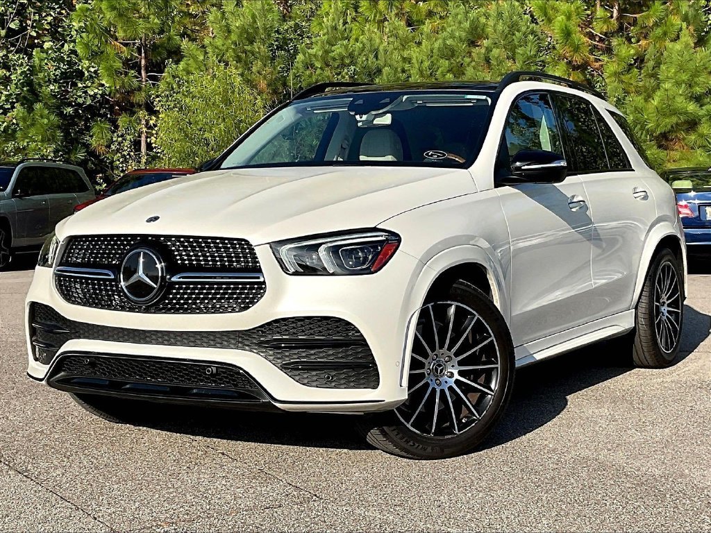 Used 2020 White Mercedes-Benz GLE 450 image 2