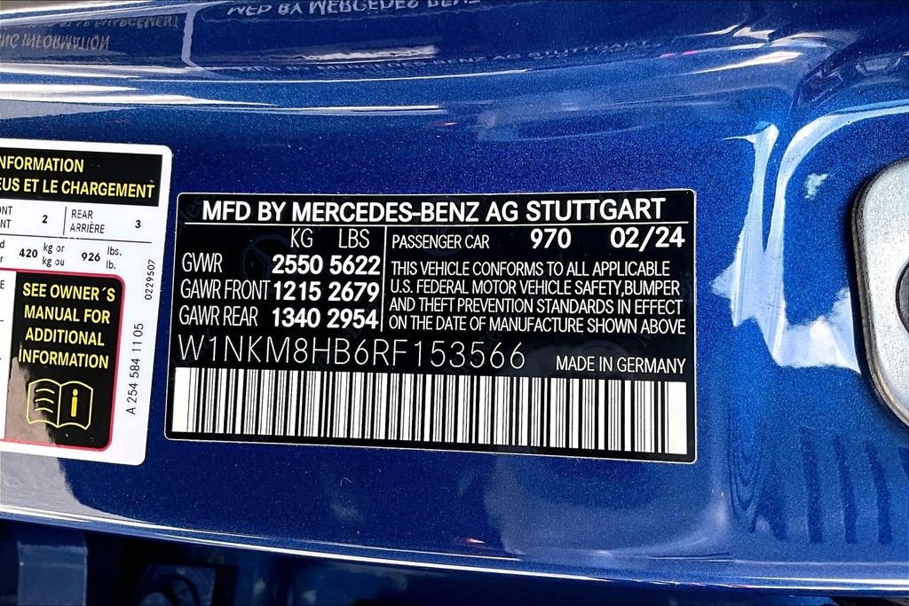 Certified Used 2024 Blue Mercedes-Benz GLC 43 AMG® image 35