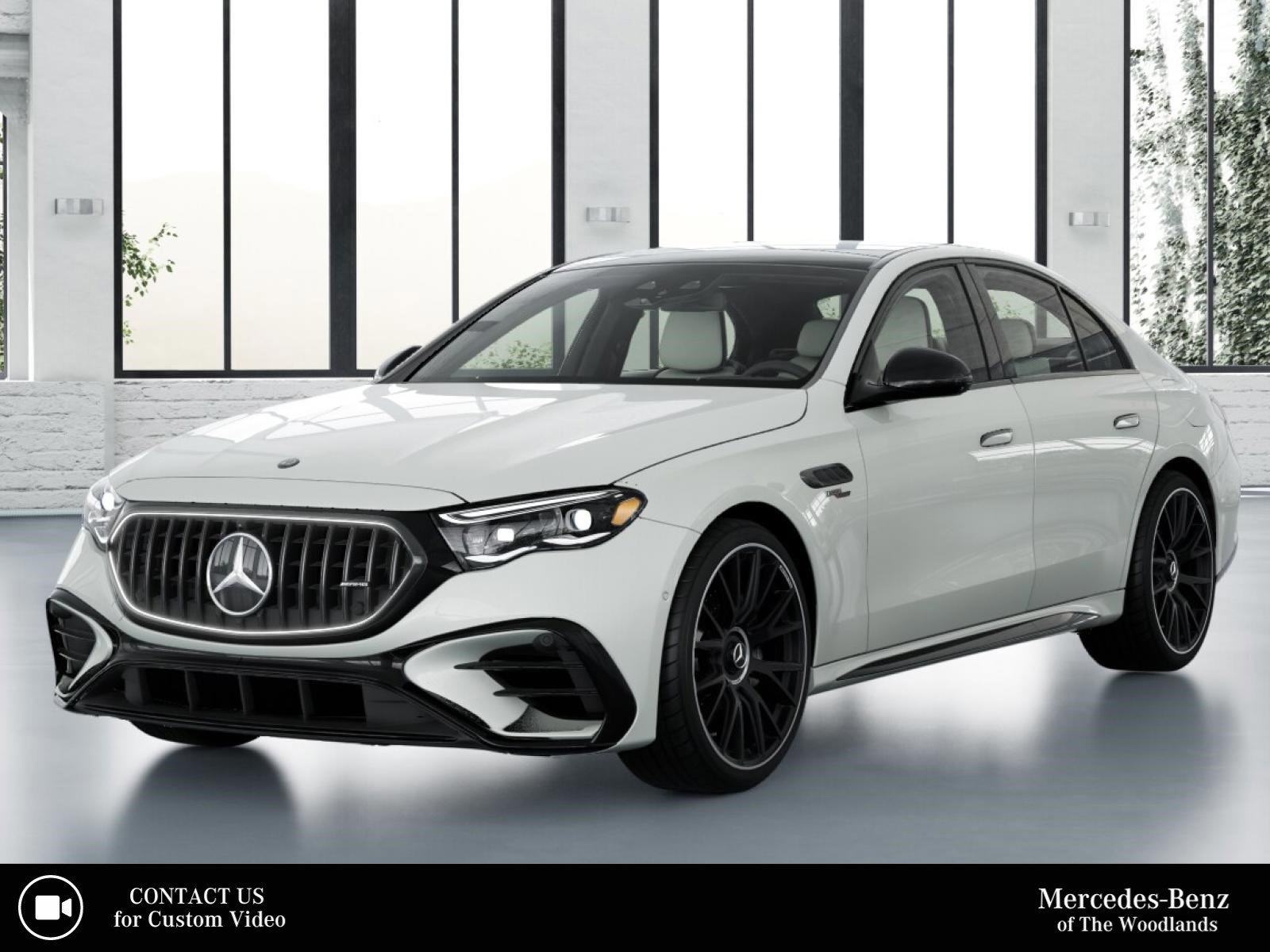New 2026 MANUFAKTUR Moonlight White Metallic Mercedes-Benz E 53 AMG® image 1