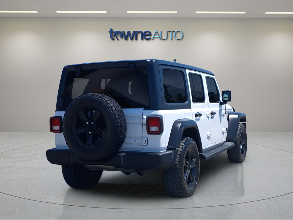 Used 2021 White Jeep Unlimited Sport Altitude image 5