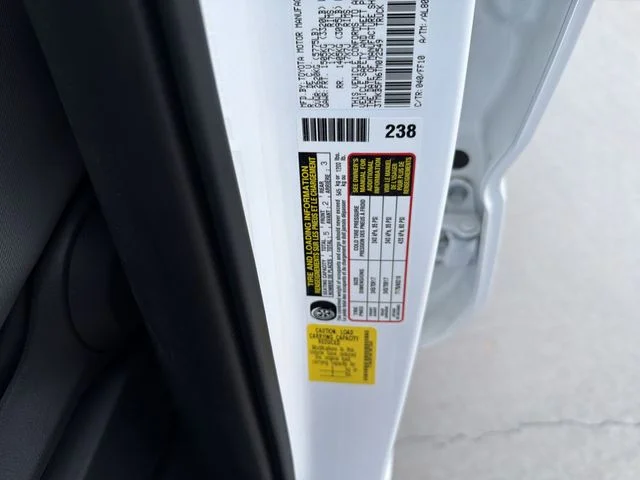 New 2026 White Toyota SR5 image 34