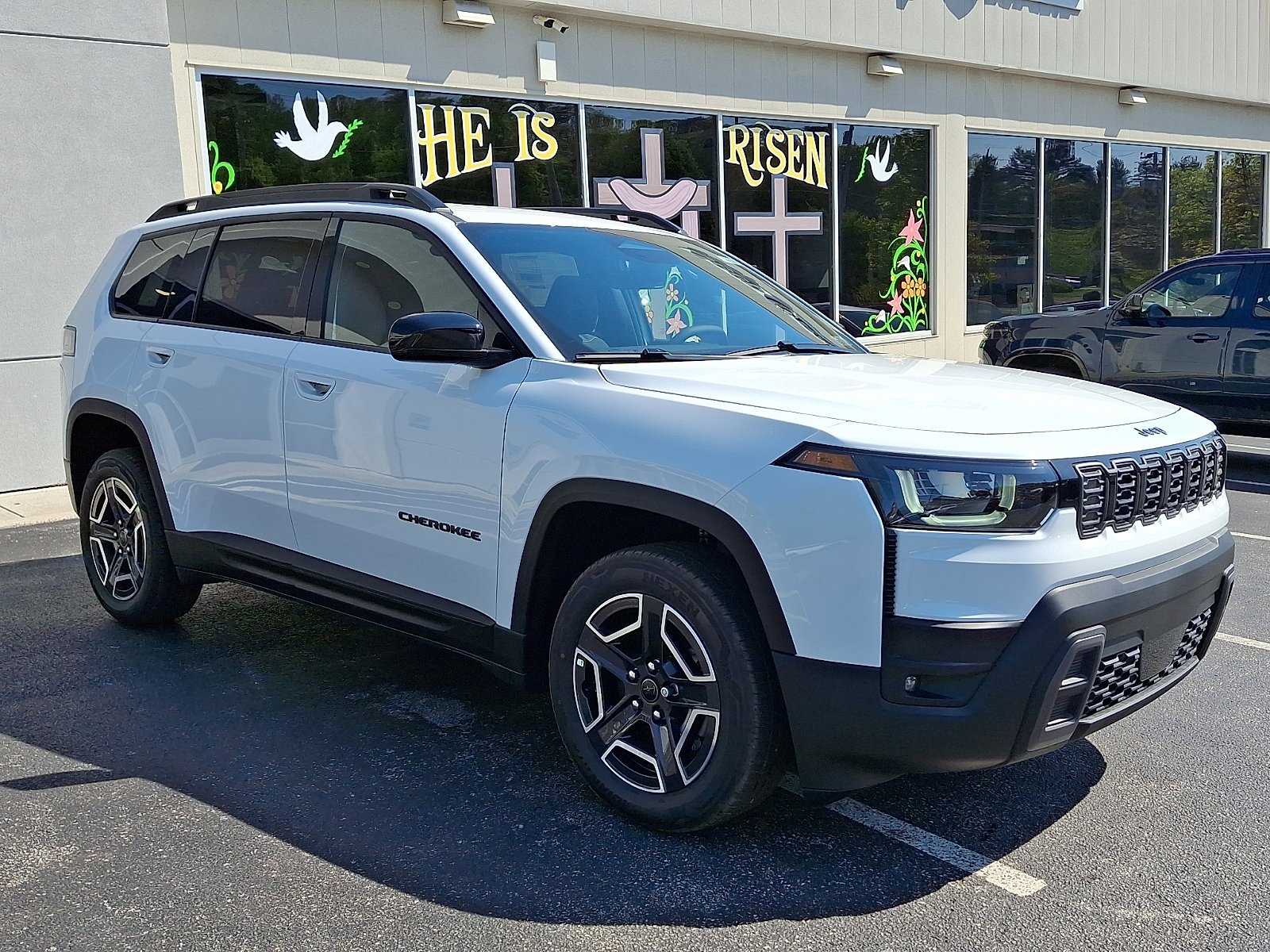 New 2026 Bright White Clear-Coat Exterior Paint Jeep Laredo image 2