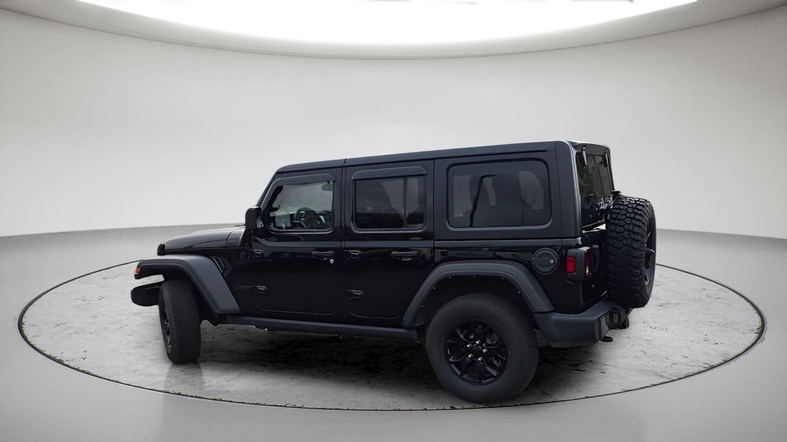 Used 2021 Black Clearcoat Jeep Unlimited Willys image 10