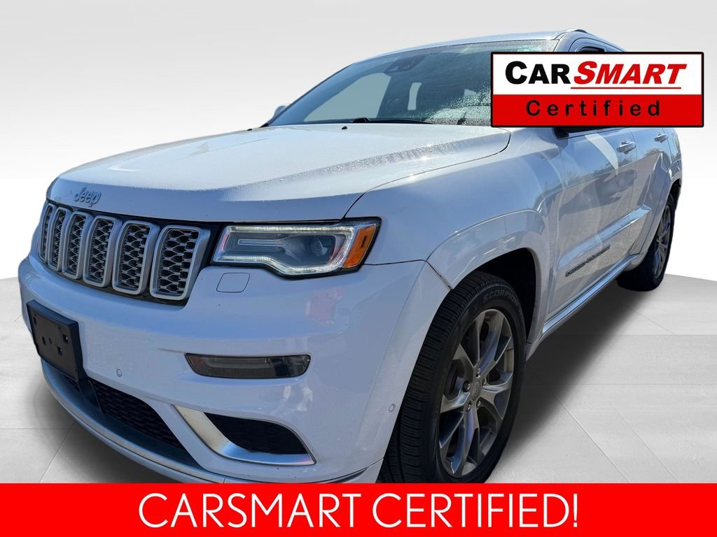 Used 2020 Bright White Clearcoat Jeep Summit image 1