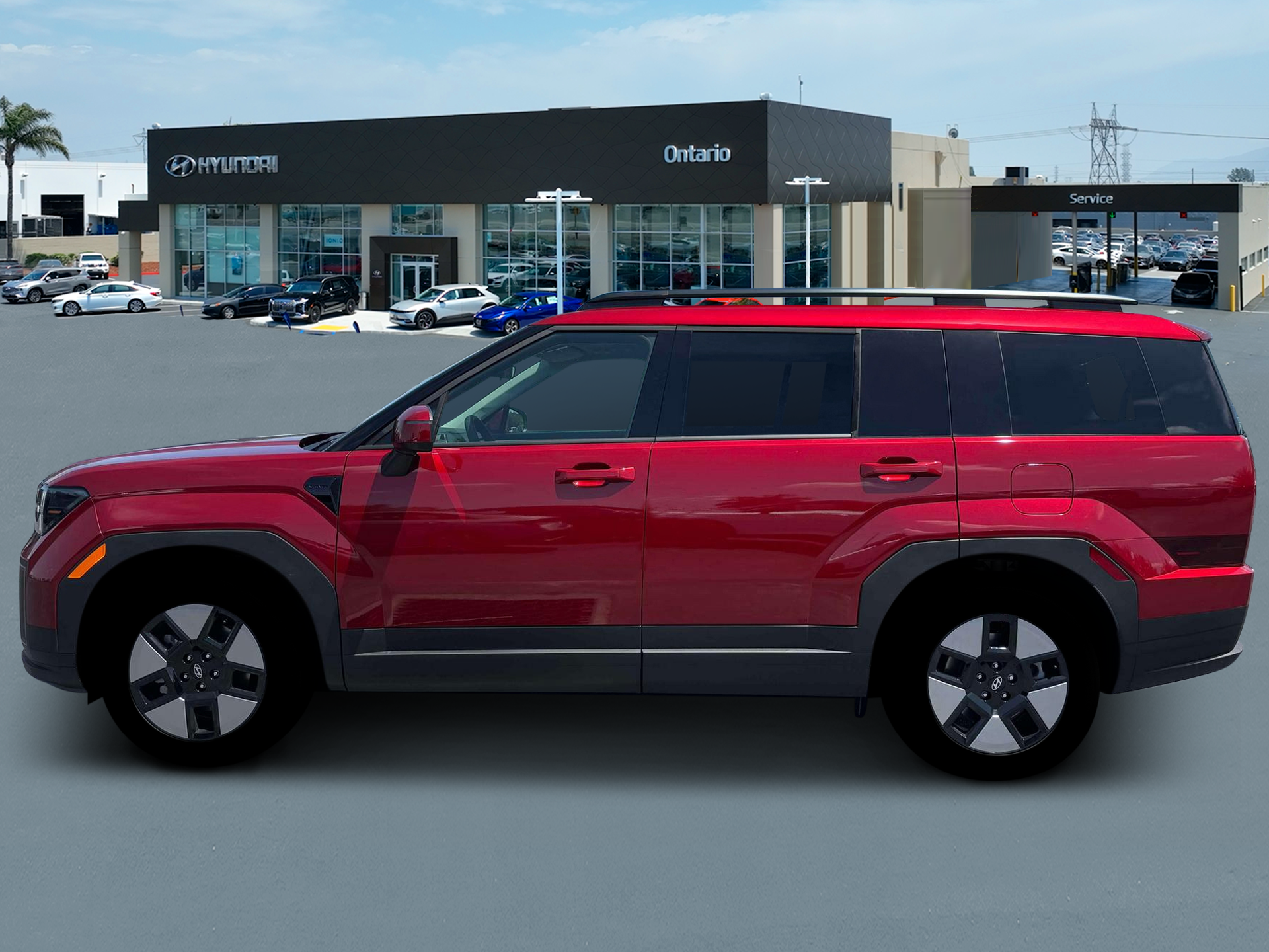 New 2026 Red Hyundai SEL image 3