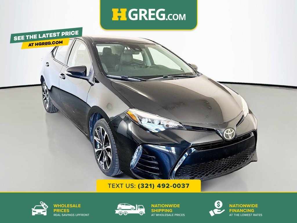 Used 2018 Black Sand Pearl Toyota SE image 1