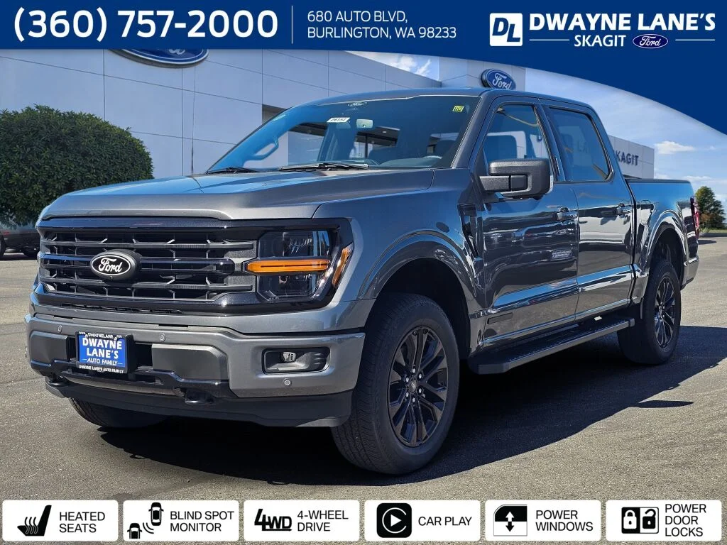 New 2026 Carbonized Gray Metallic Ford XLT image 1