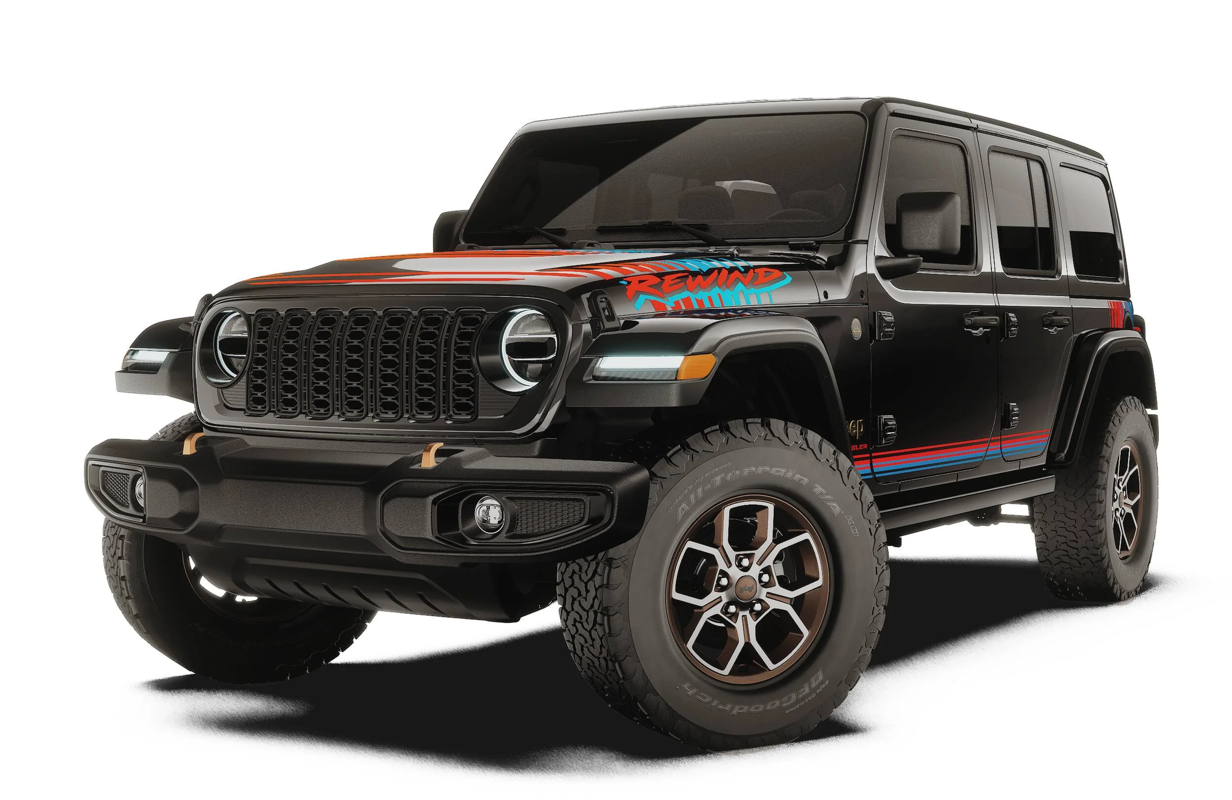 New 2027 Black Clear-Coat Exterior Paint Jeep Rewind image 1