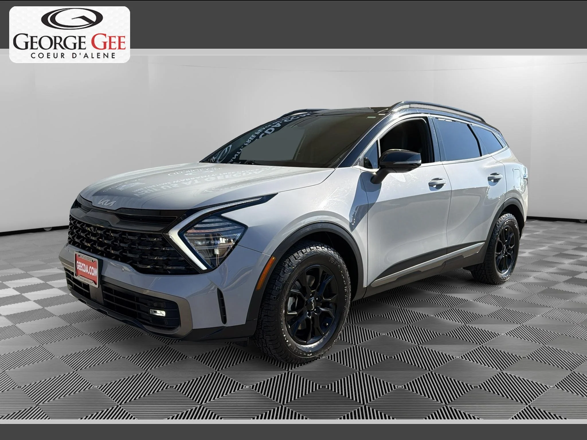 Used 2023 Wolf Gray/Ebony Black Roof Kia X-Pro Prestige image 1