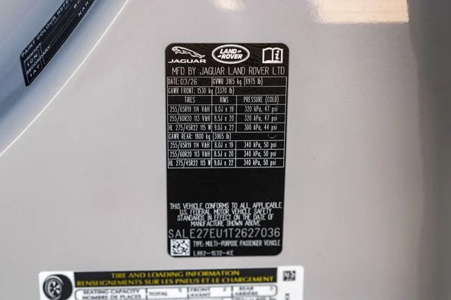New 2026 Borasco Grey Land Rover X-Dynamic SE image 72
