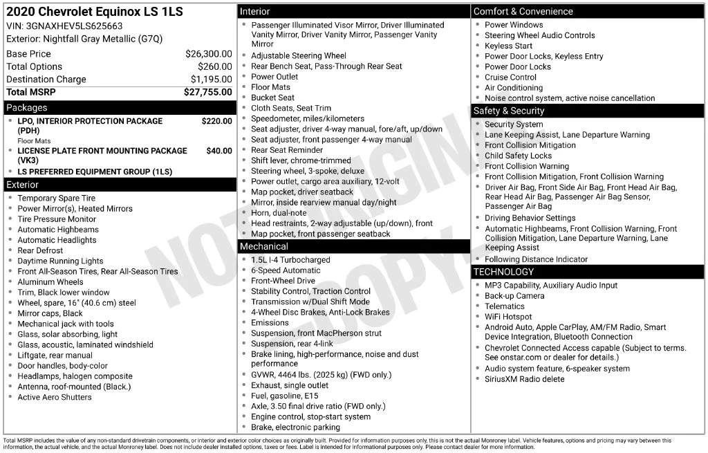 Used 2020 Gray Chevrolet LS image 40