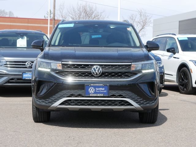 Certified 2023 Volkswagen Taos SE with VIN 3VVUX7B28PM353020 for sale in Inver Grove Heights, Minnesota