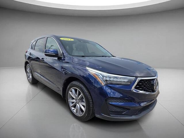 Used 2021 Fathom Blue Pearl Acura w/Technology Package image 7