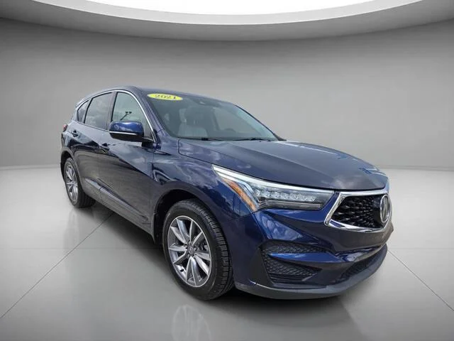 Used 2021 Fathom Blue Pearl Acura w/Technology Package image 7