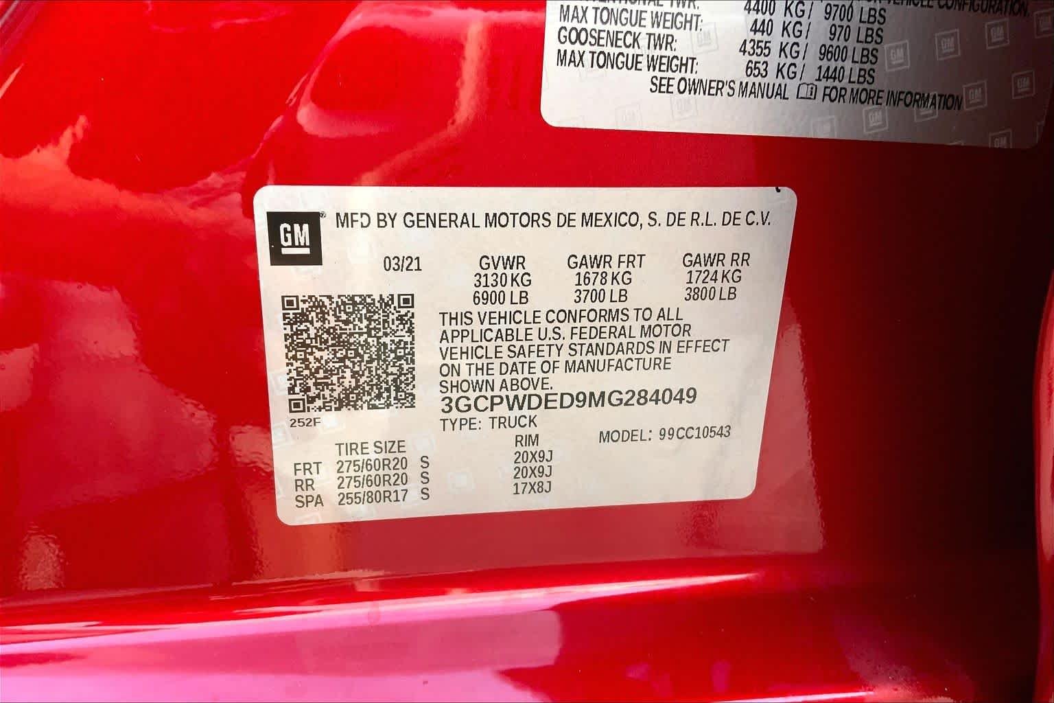 Used 2021 Cherry Red Tintcoat Chevrolet RST image 35