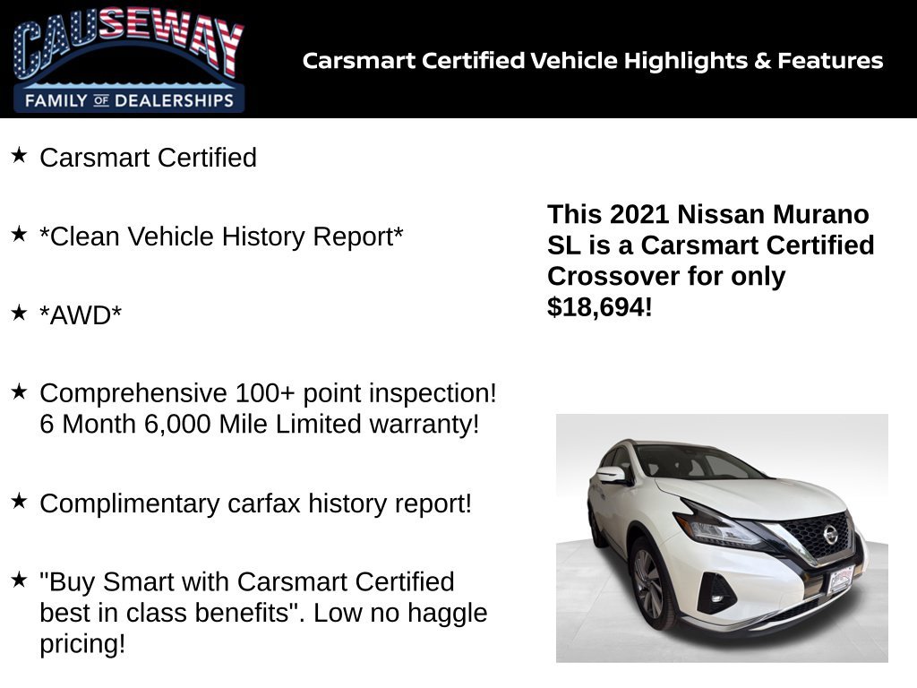 Used 2021 White Nissan SL image 2