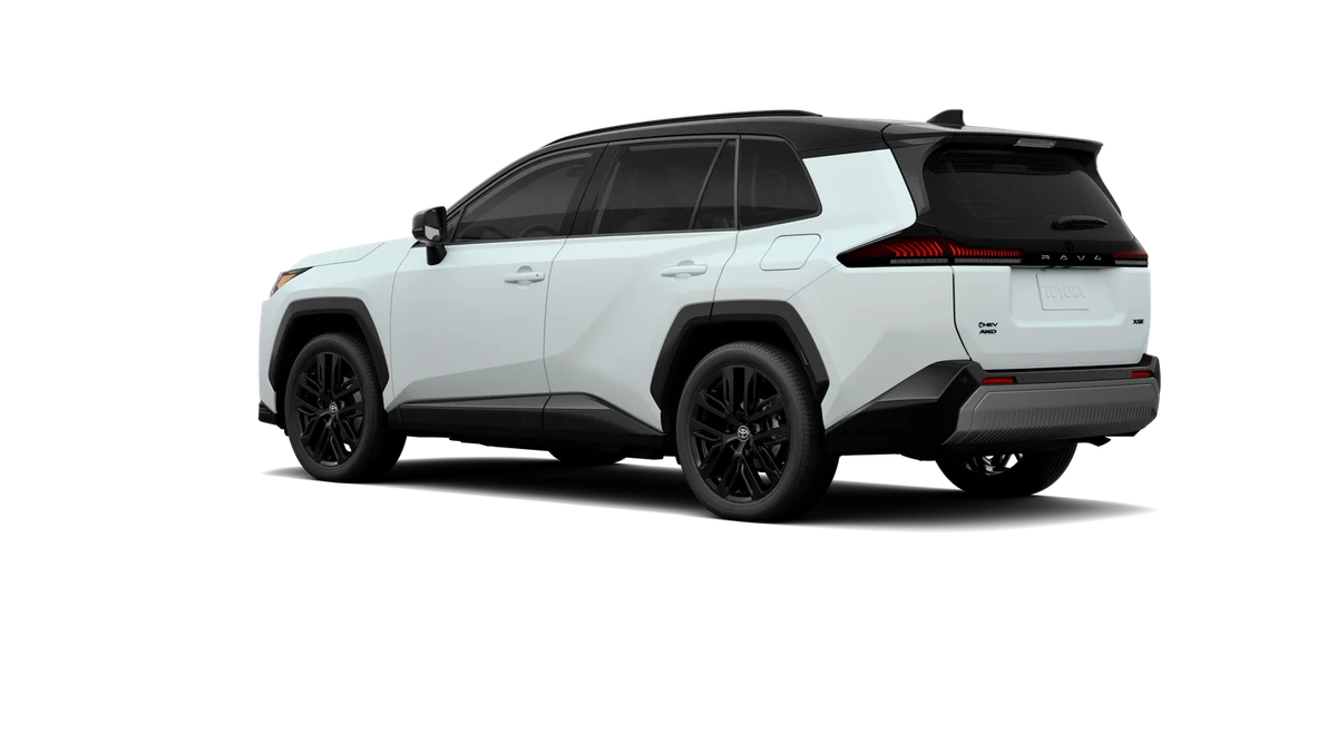 New 2026 Wind Chill Pearl with Midnight Black Metallic roof Toyota XSE image 6