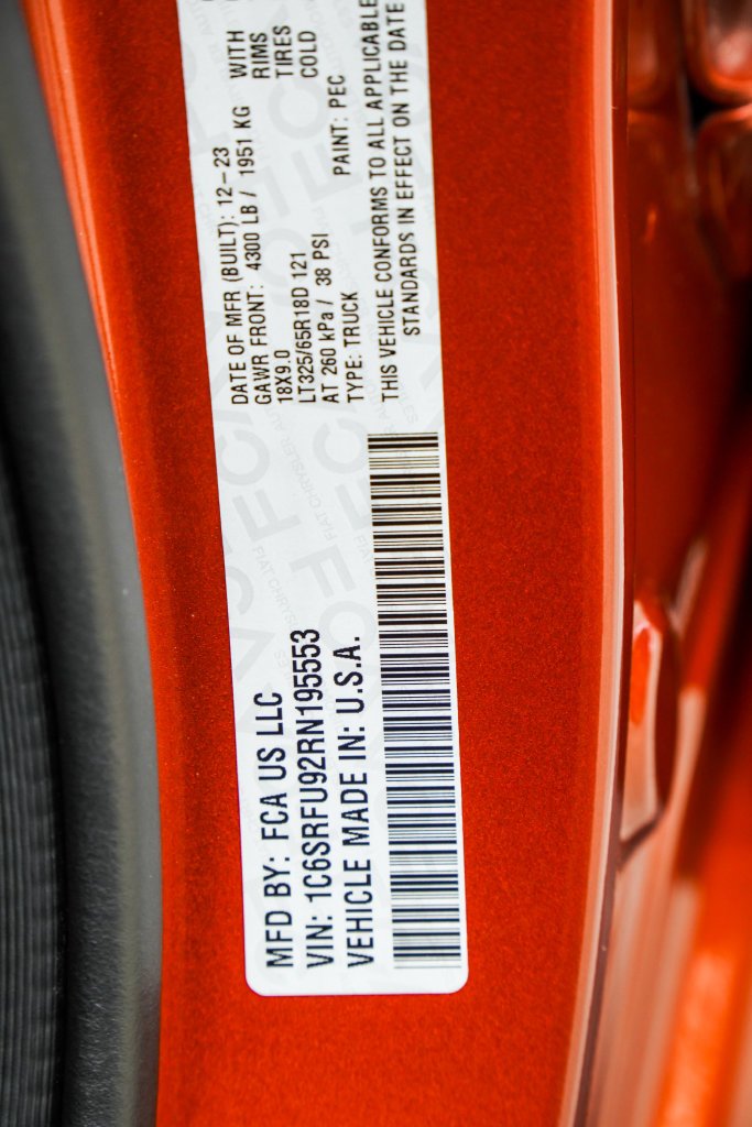 Used 2024 Orange Ram TRX image 50
