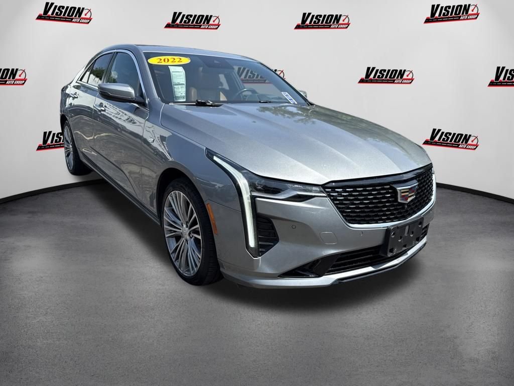 Used 2023 Silver Cadillac Premium Luxury image 3