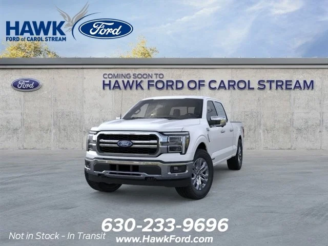 New 2025 Star White Metallic Tri-Coat Ford Lariat® image 2