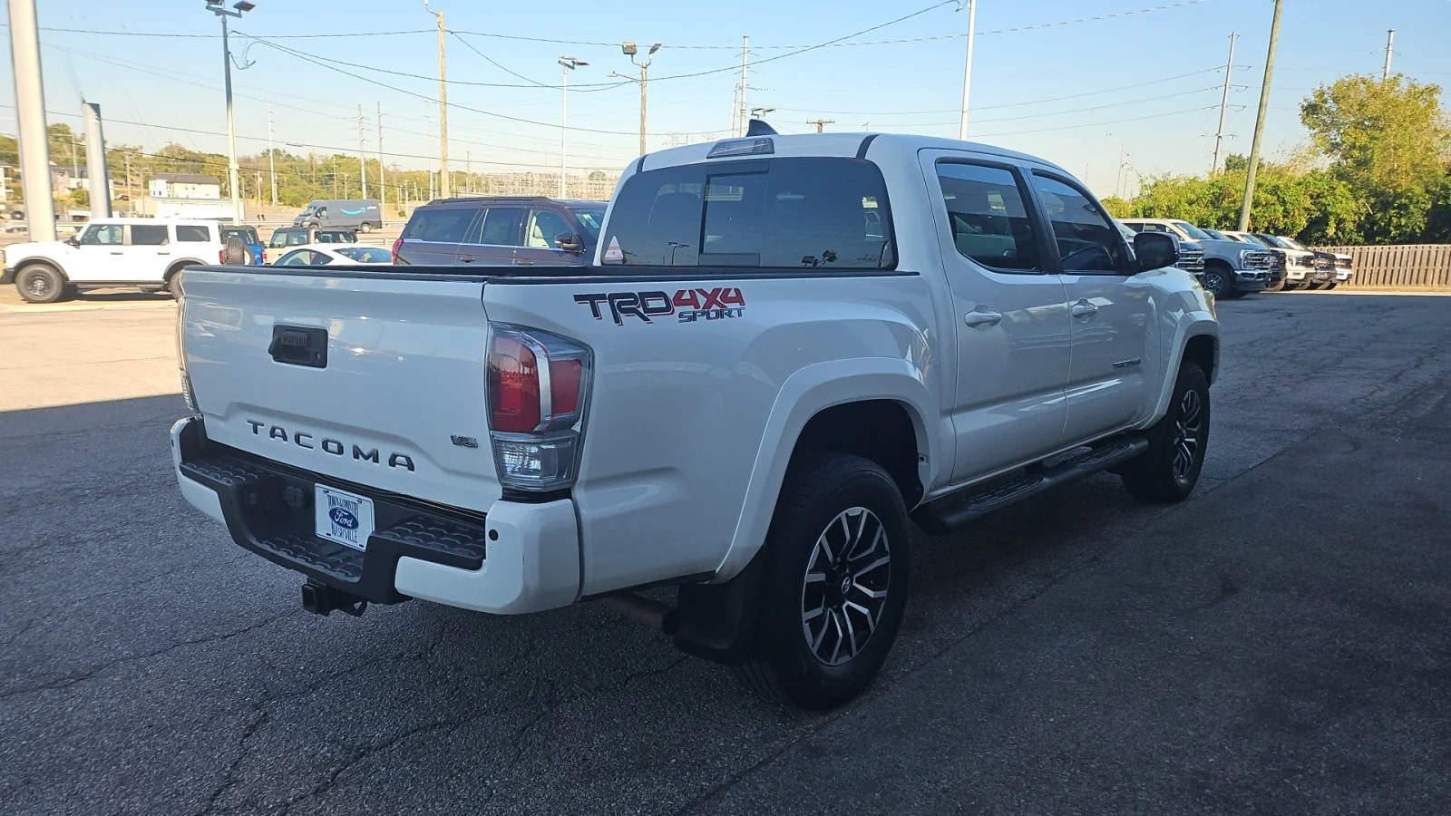 Used 2020 Super White Toyota TRD Sport 4WD image 5