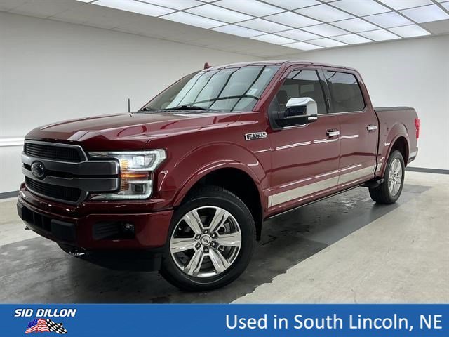 Used 2018 Ruby Red Metallic Tinted Clearcoat Ford Platinum image 1