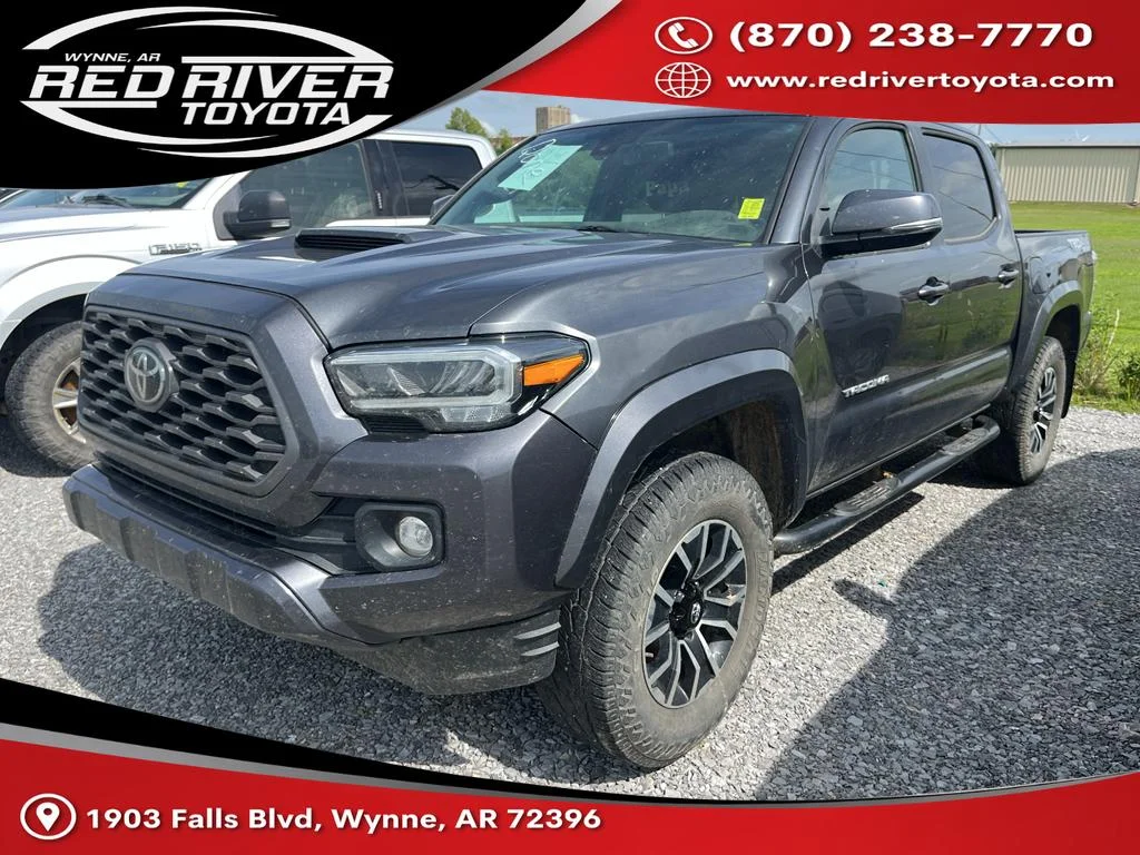 Used 2022 Magnetic Gray Metallic Toyota TRD Sport image 1