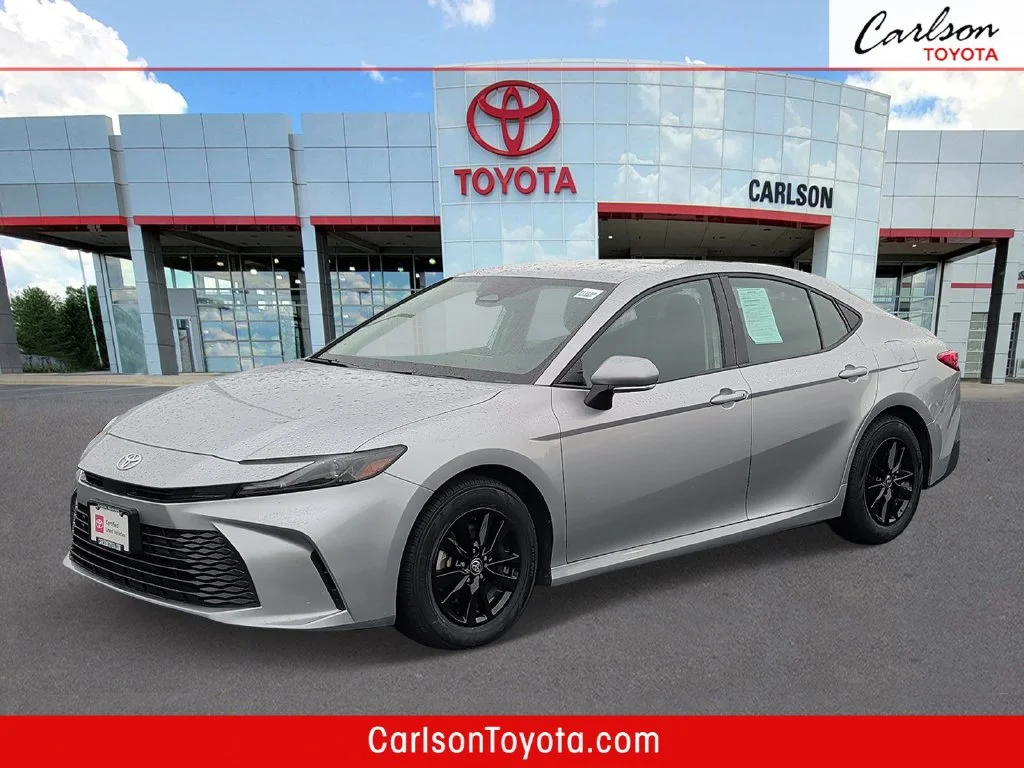 Certified Used 2025 Silver Toyota LE image 1