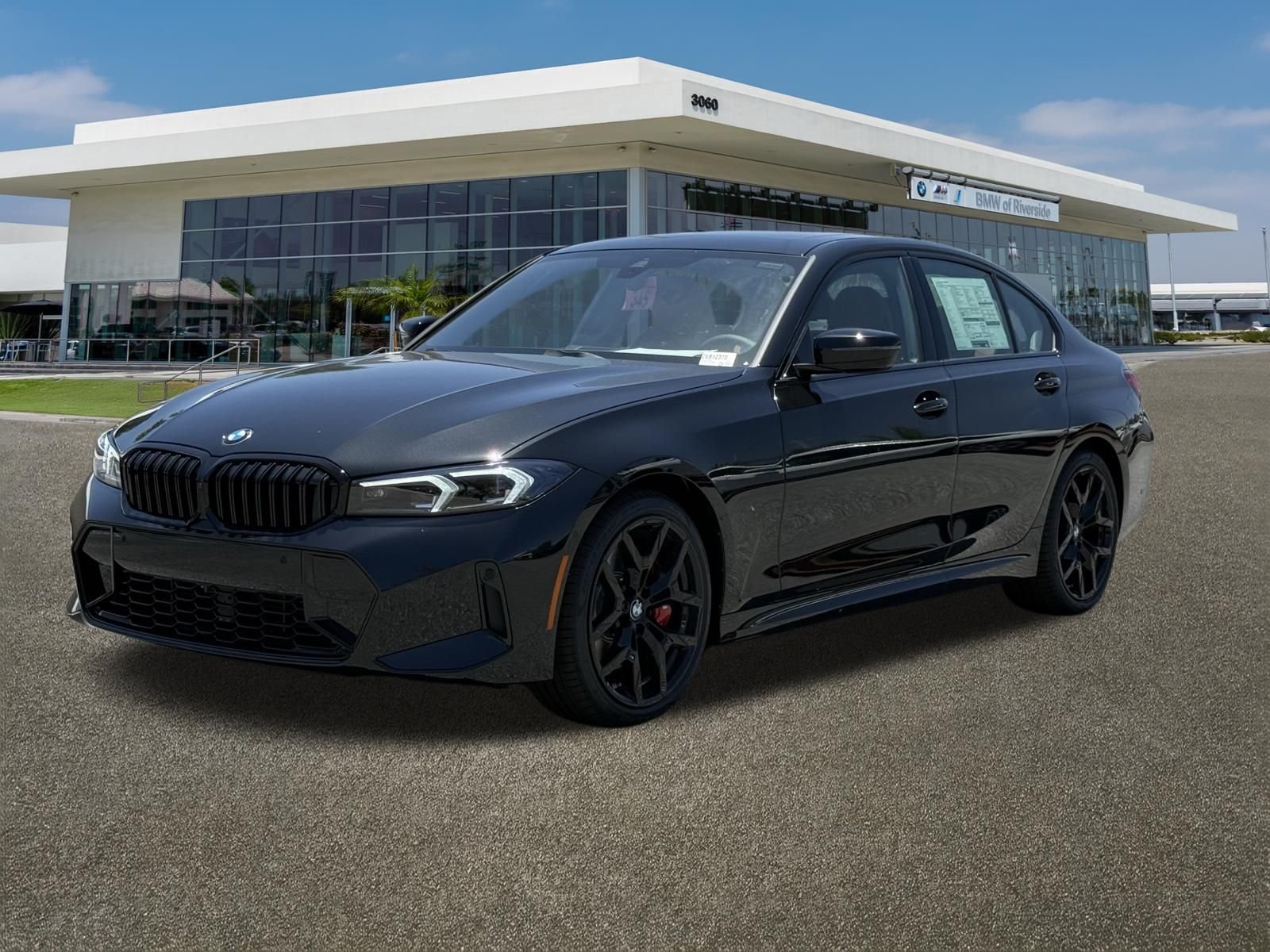 New 2026 Black Sapphire Metallic BMW 330i image 4