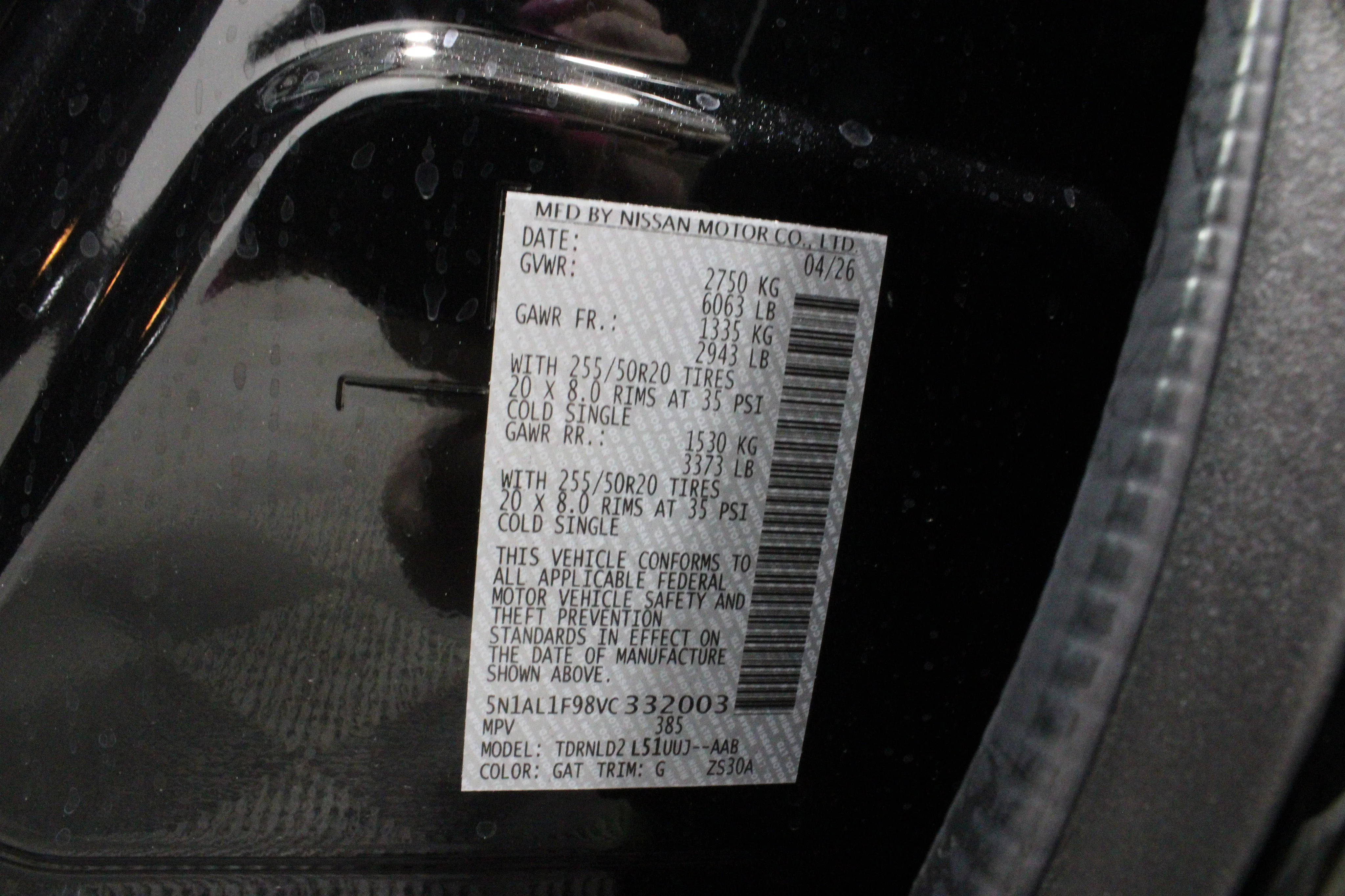 New 2027 MINERAL BLACK INFINITI Sport AWD image 40