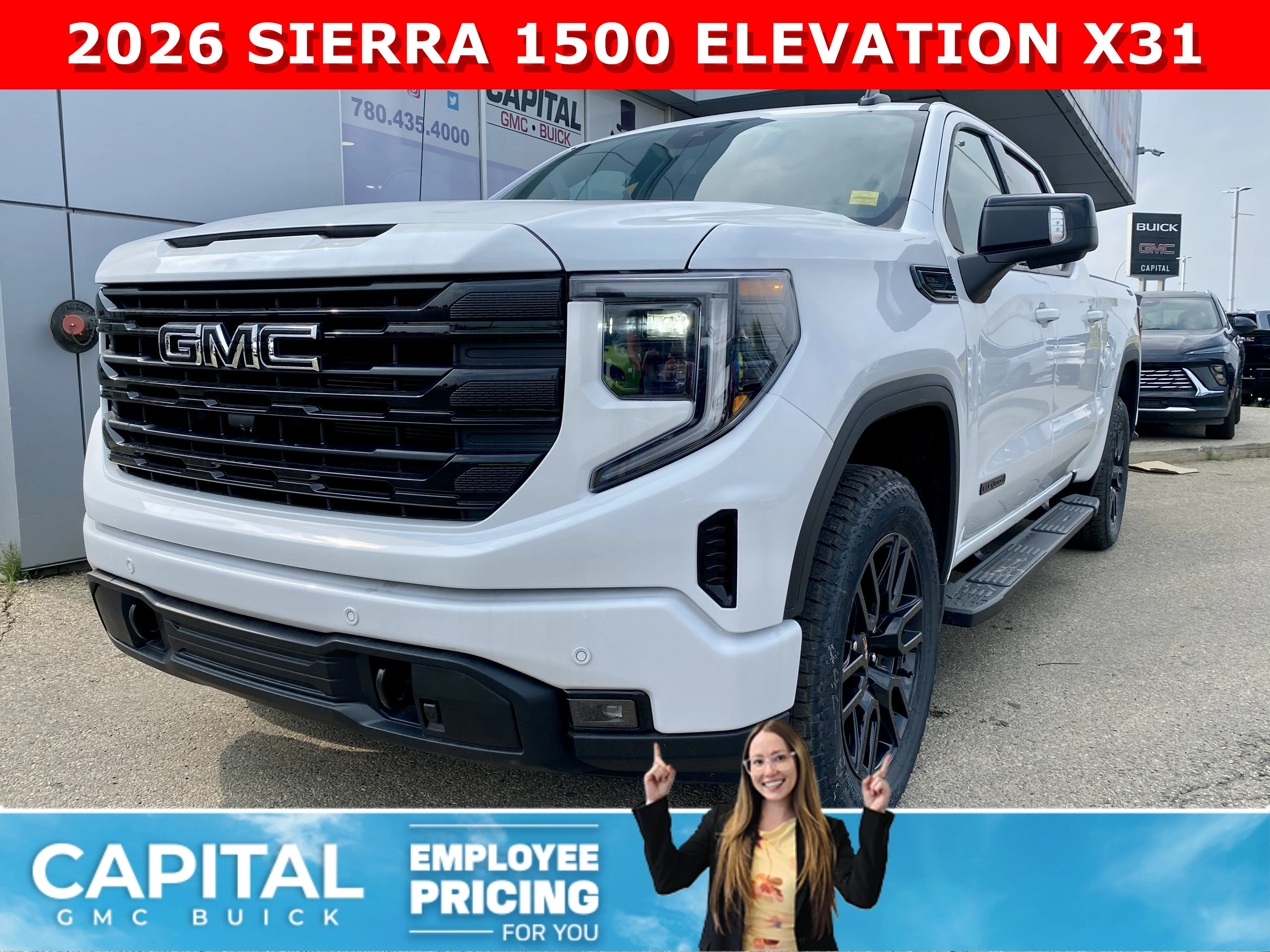 New 2026 Summit White GMC Elevation image 1