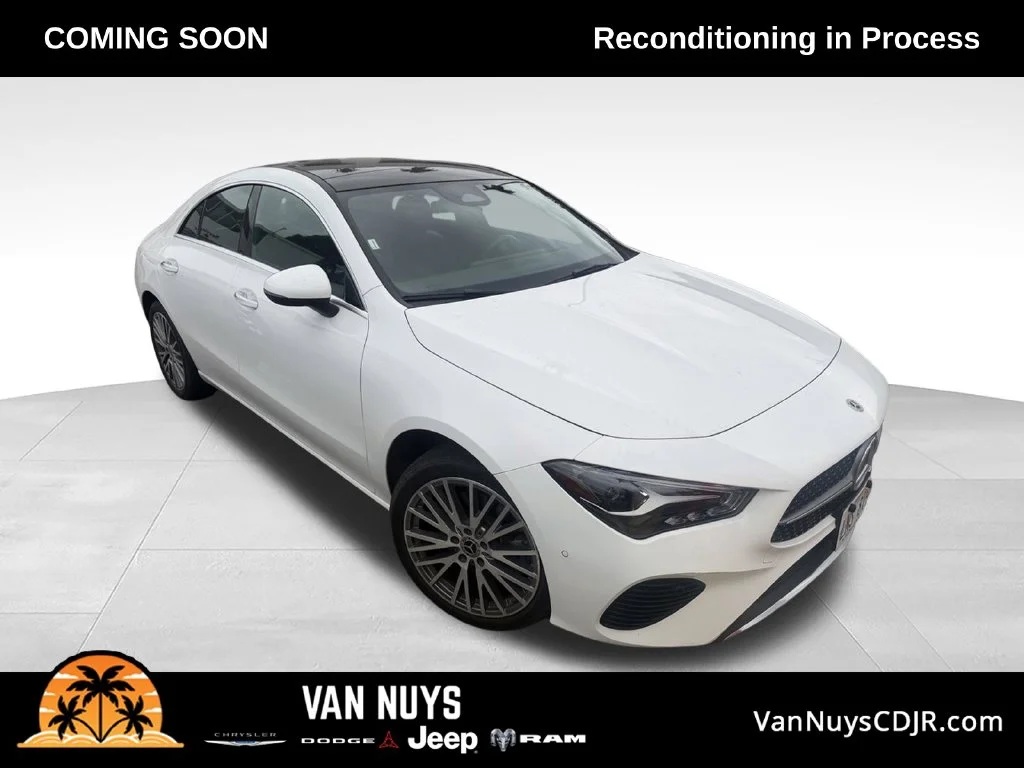 Certified Used 2025 Polar White Mercedes-Benz CLA 250 image 1