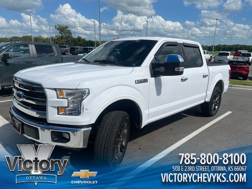 Used 2017 White Ford Lariat image 1