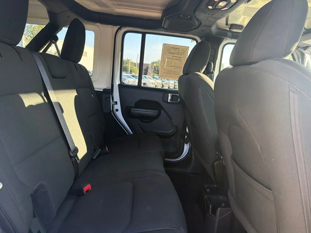 Certified Used 2020 Bright White Clearcoat Jeep Unlimited Sport S image 14
