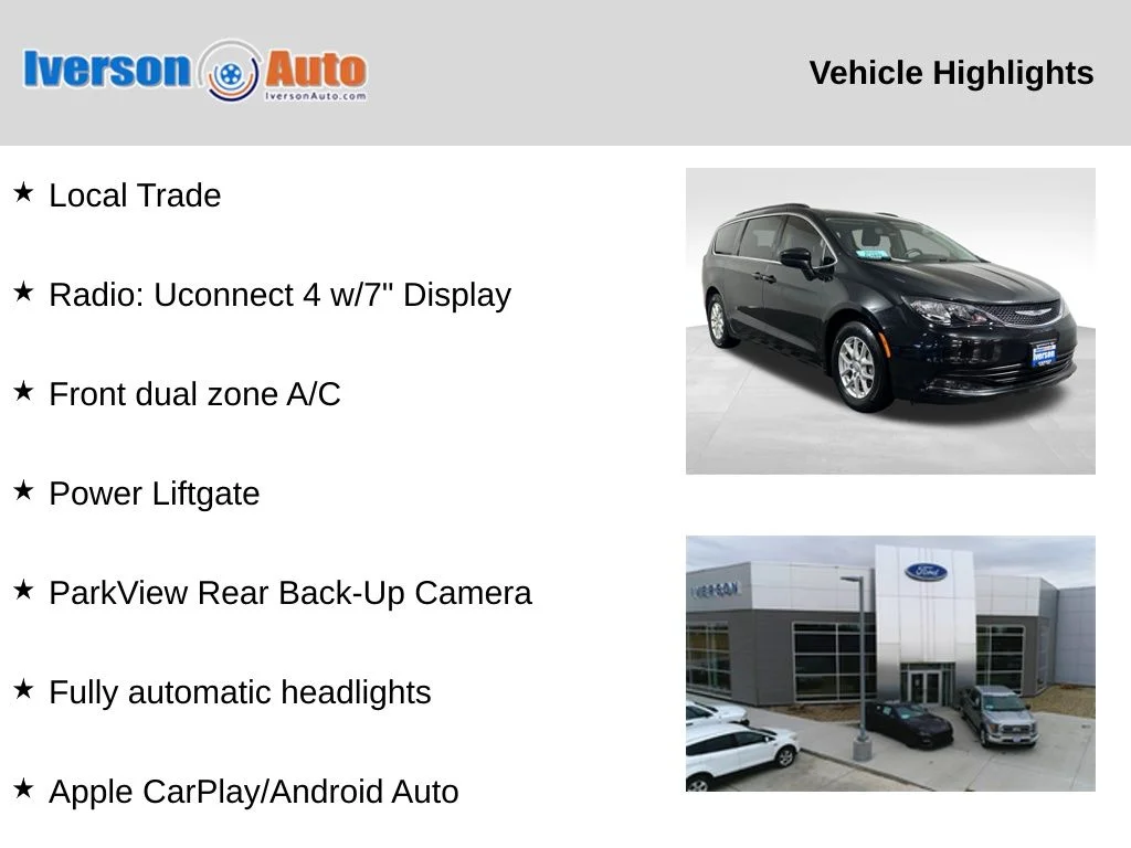 Used 2020 Chrysler Voyager LXI with VIN 2C4RC1DG8LR260703 for sale in Huron, SD