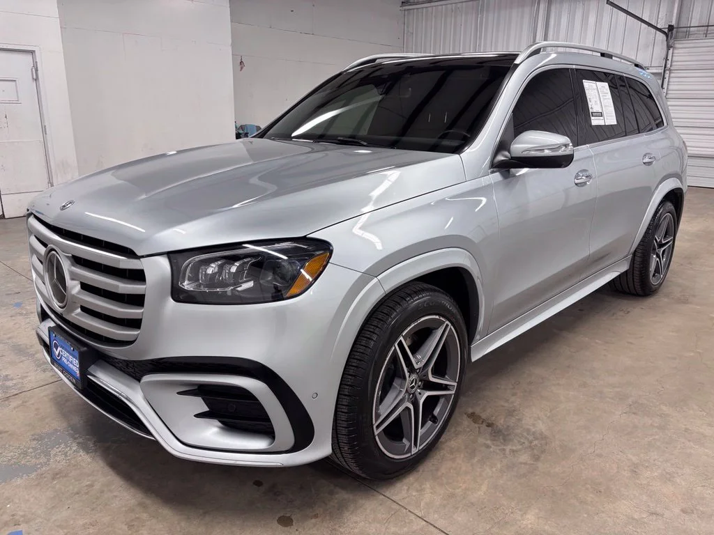Certified Used 2025 Silver Mercedes-Benz GLS 450 image 3