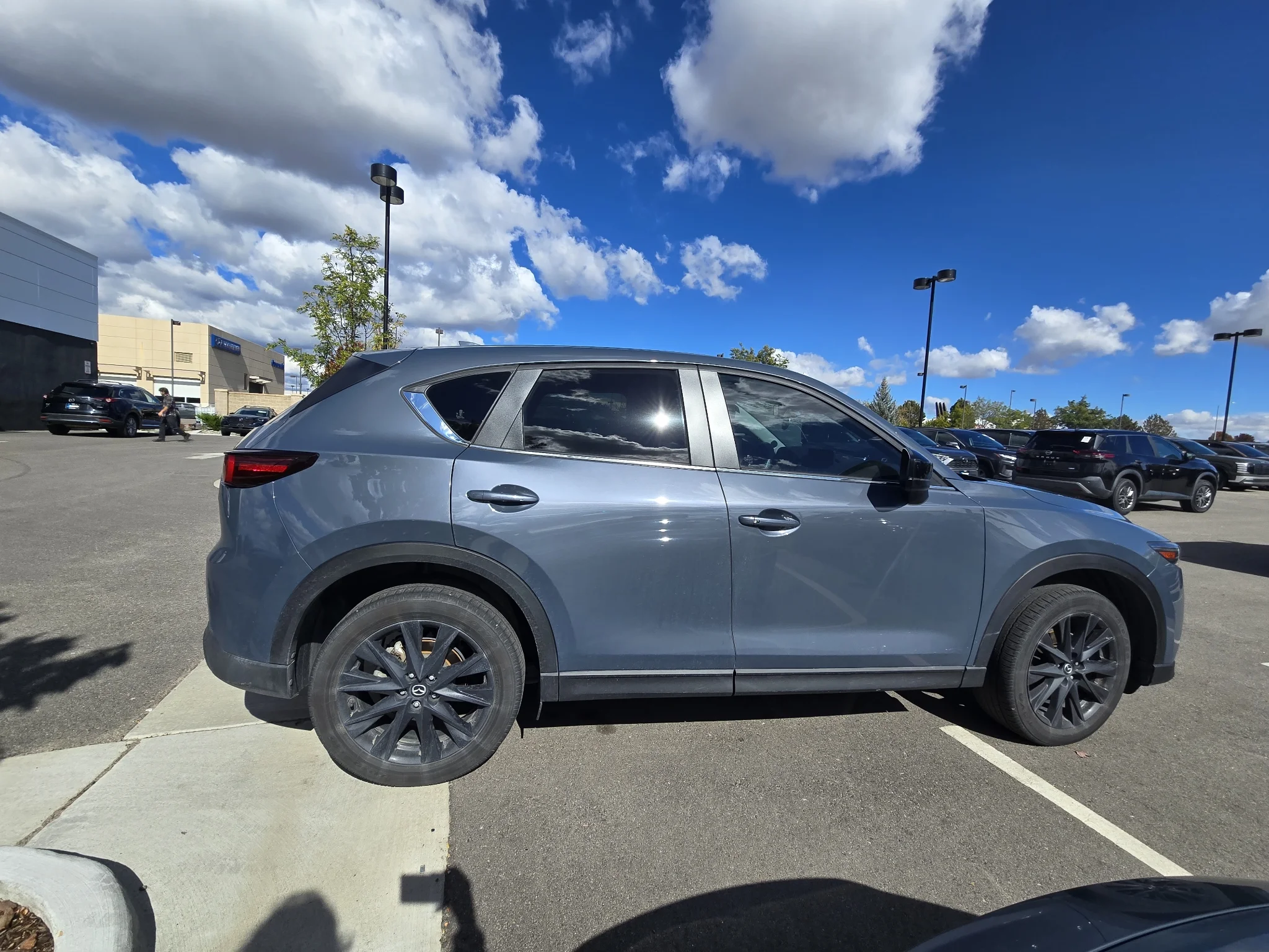 Used 2025 Polymetal Gray Metallic Mazda 2.5 S Carbon Edition image 17