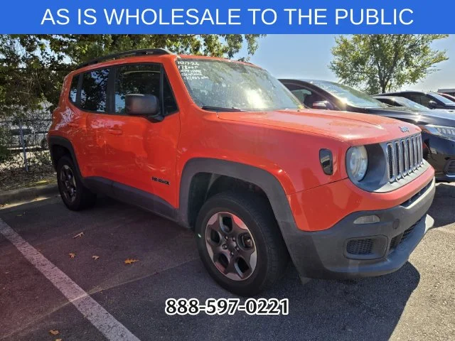 Used 2017 Orange Jeep Sport image 8
