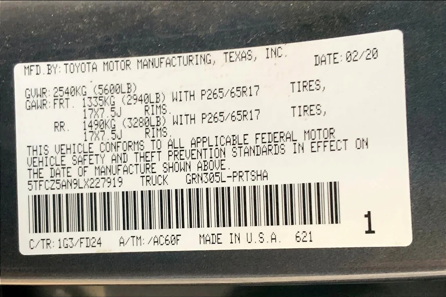 Used 2020 Magnetic Gray Metallic Toyota TRD Sport image 30