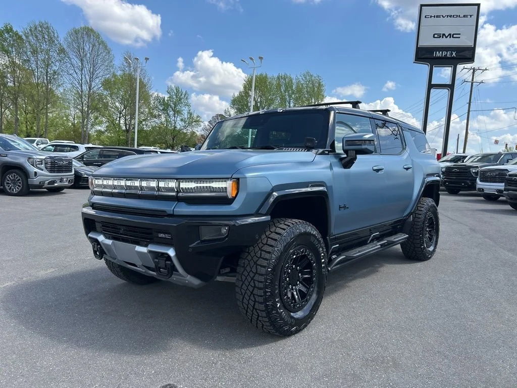 Neptune Blue Matte 2024 GMC Hummer EV SUV 3X AWD SUV / Crossover All-Wheel Drive