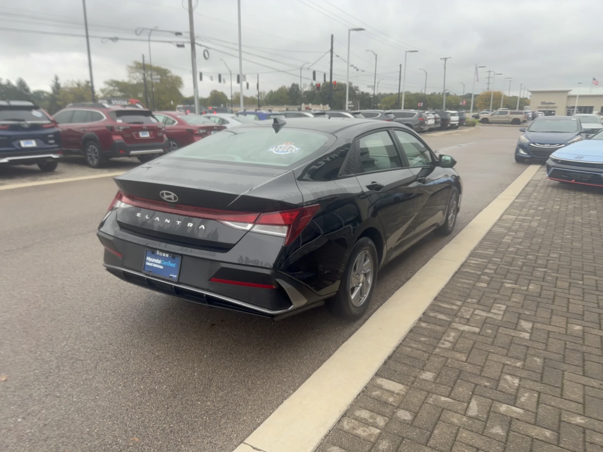 Certified Used 2024 Abyss Black Pearl Hyundai SE image 4