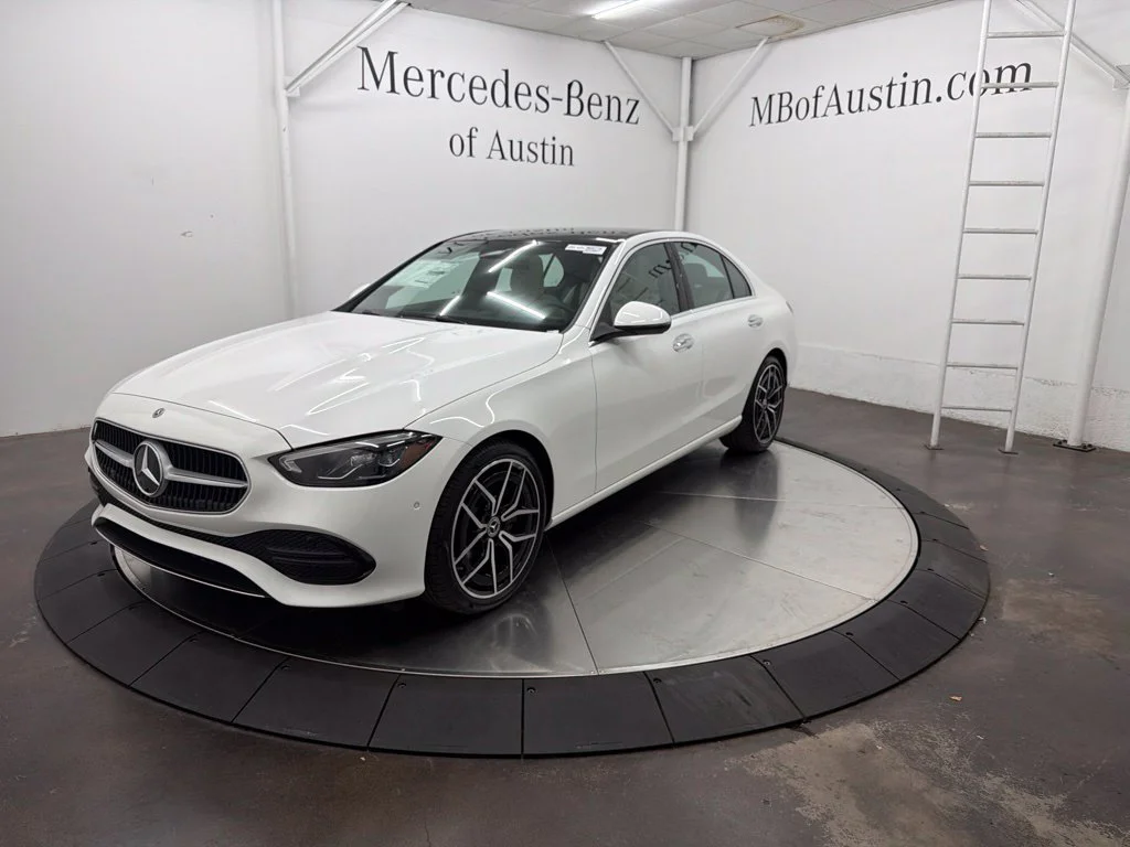 New 2027 White Mercedes-Benz C 300 image 3