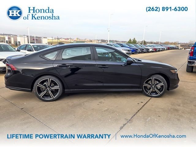 New 2026 Crystal Black Pearl Honda Sport Hybrid image 6